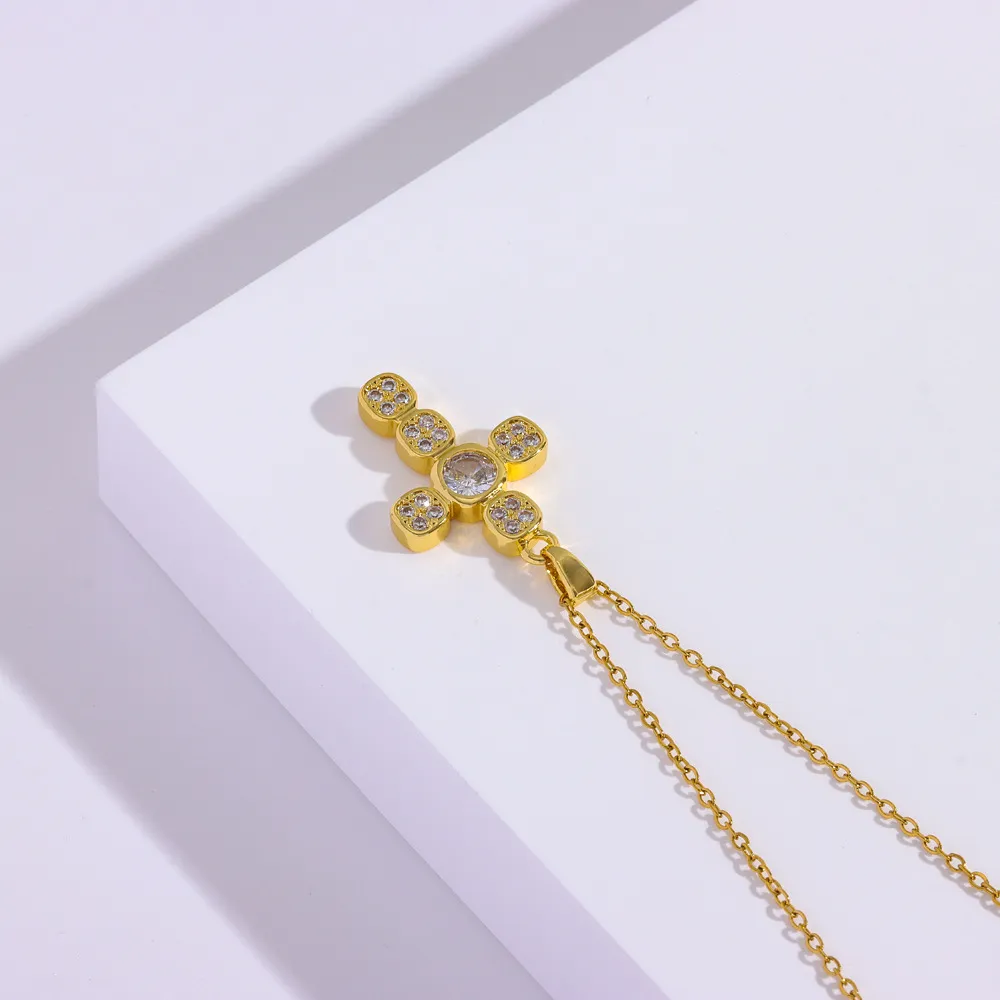 Pendentif croix femme original – Image 5