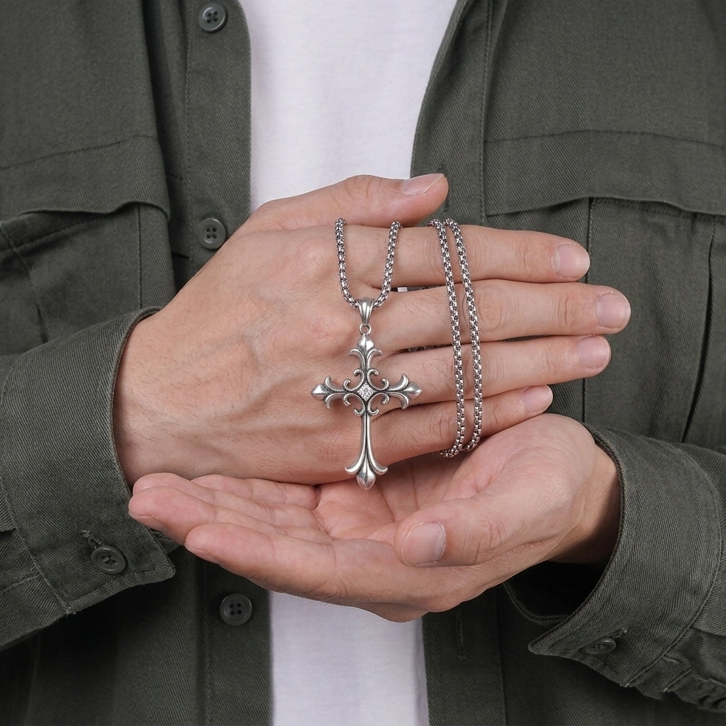 Pendentif croix gothique – Image 5