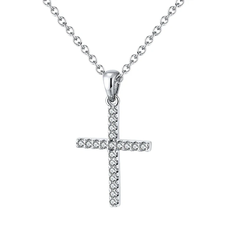 Pendentif croix strass – Image 2