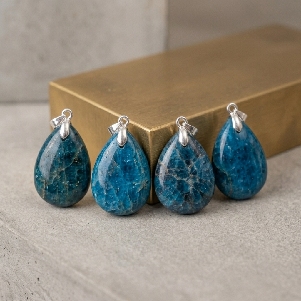 Pendentif pierre bleue – Image 5