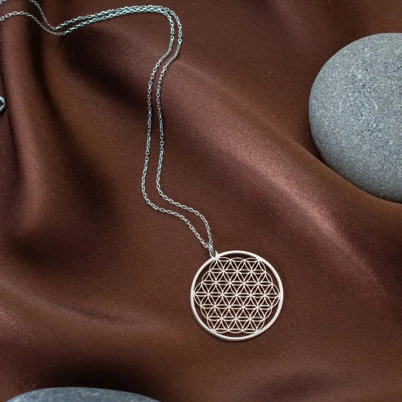 Pendentif fleur de vie acier inoxydable – Image 10