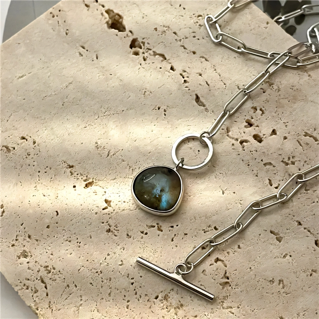 Pendentif labradorite argent – Image 4