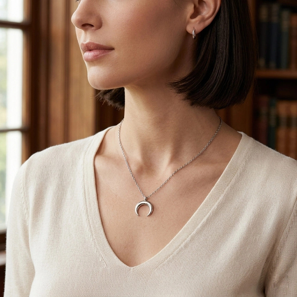 Pendentif lune inversée – Image 6