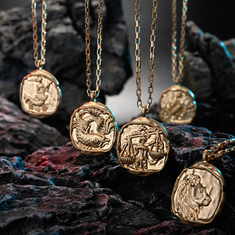 Medaille signe astrologique multi suspendus
