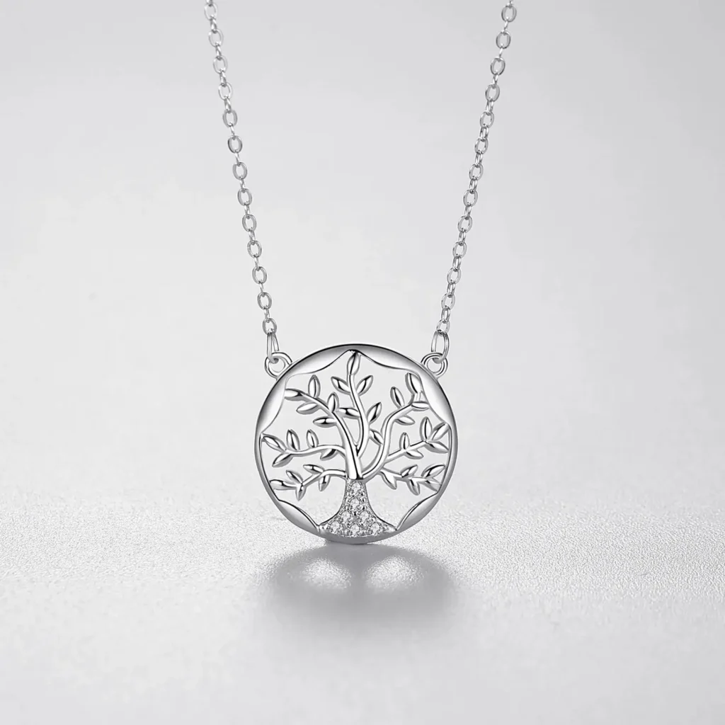 Pendentif arbre de vie argent suspendu