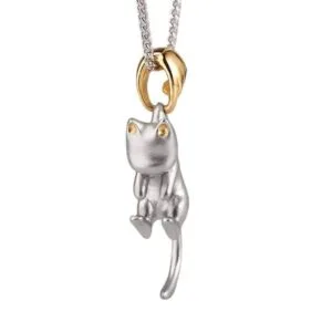 Pendentif chat suspendu