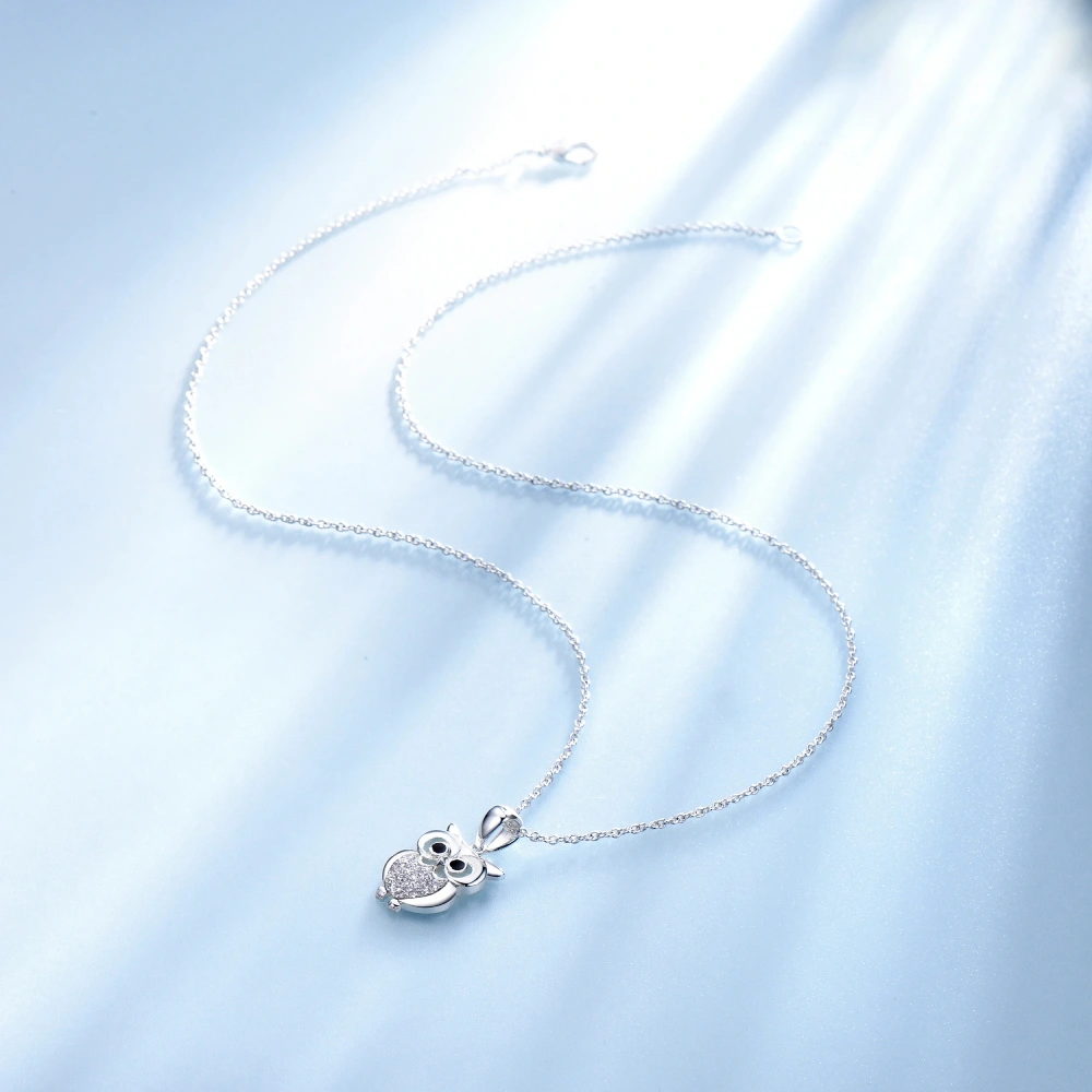 Pendentif chouette entier chaine