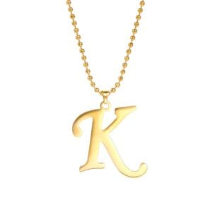 Pendentif lettre k