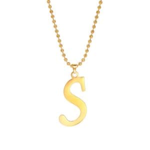 Pendentif lettre s