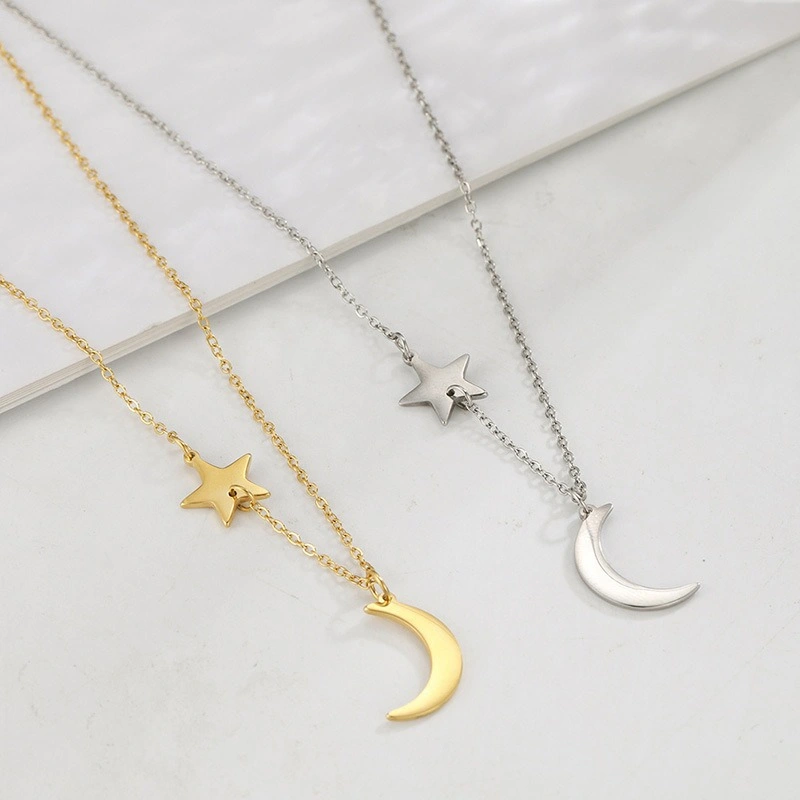 Pendentif lune etoile 8