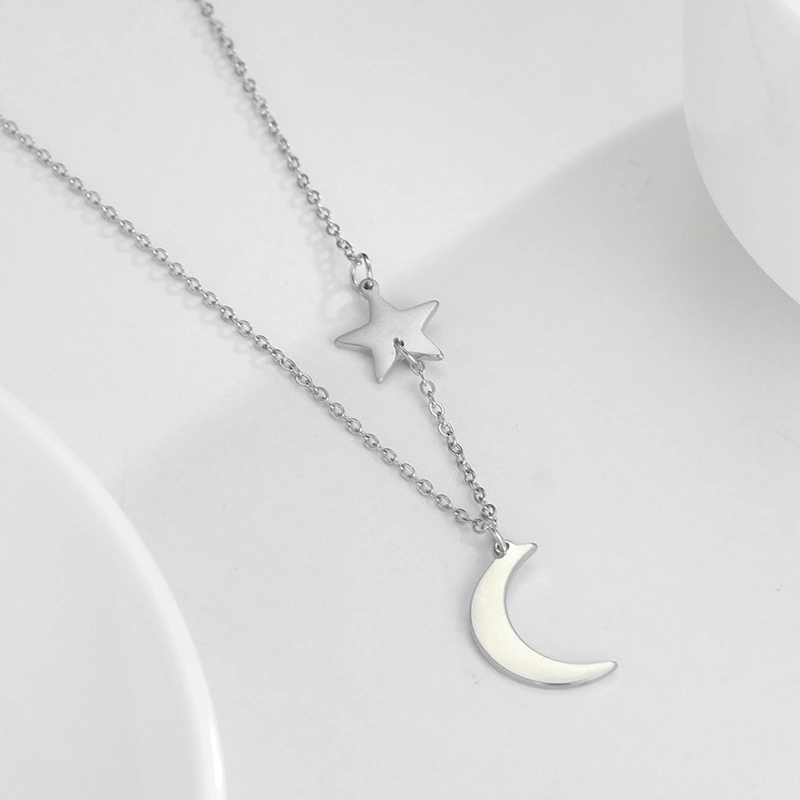 Pendentif lune etoile