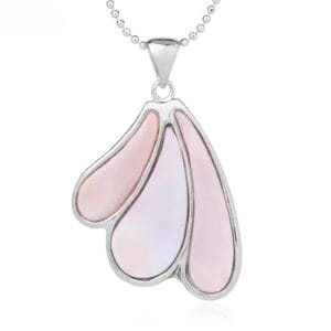 Pendentif nacre rose