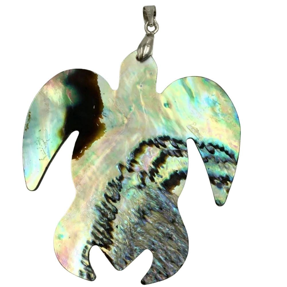 Pendentif nacre tortue arriere