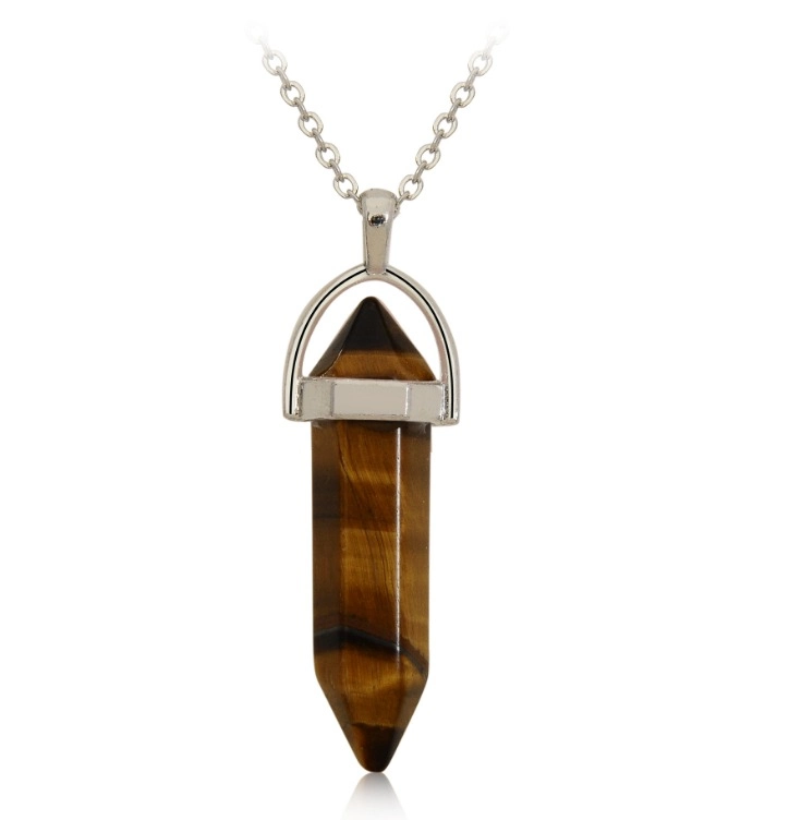 Pendentif oeil tigre suspendu