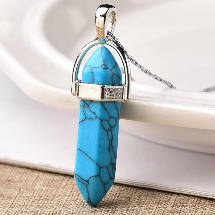 Pendentif turquoise deco