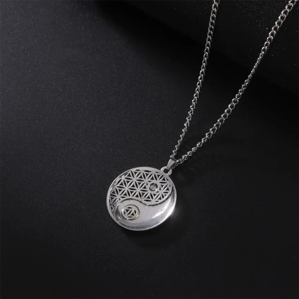 Pendentif yin yang arriere