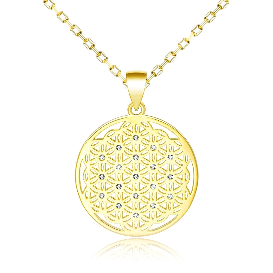 Pendentif fleur de vie argent – Image 2