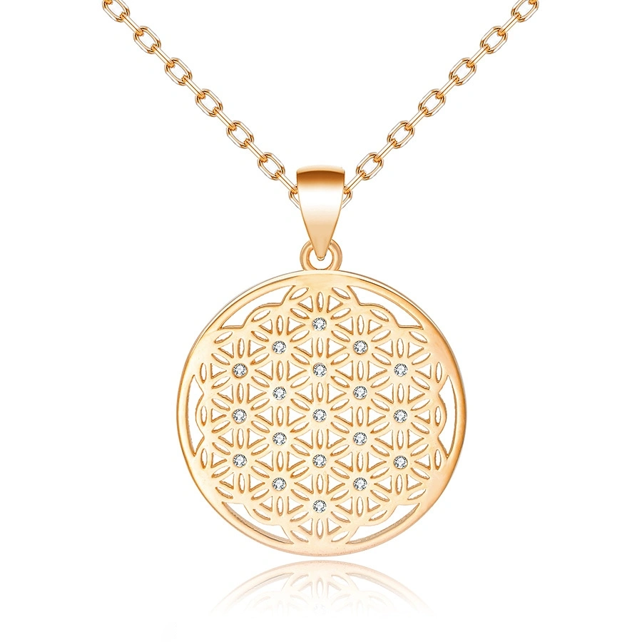 Pendentif fleur de vie argent – Image 3